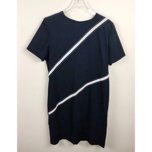 Sag Harbor Dress Black & White Embroidery Sz 12